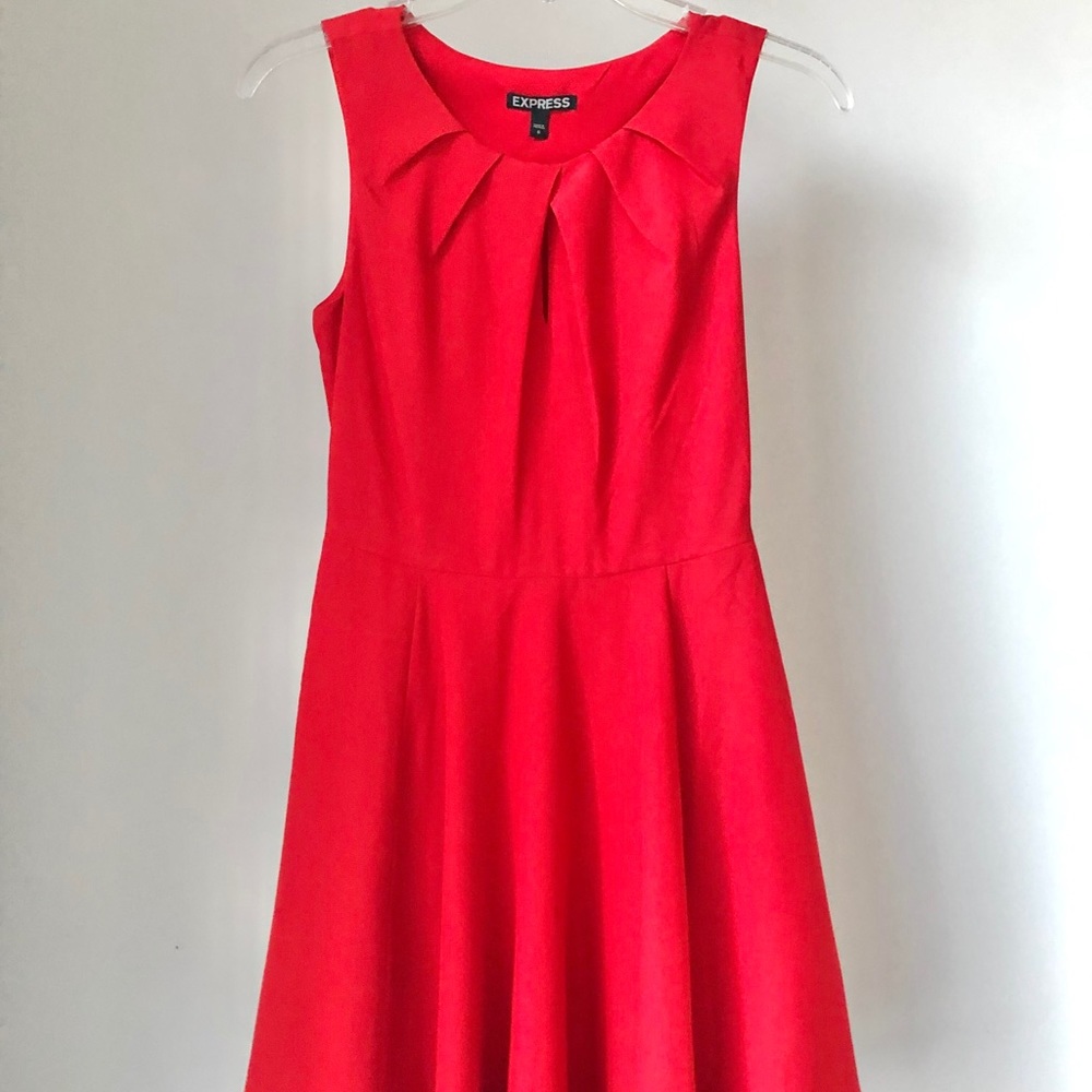 Red Fit & Flare Dress